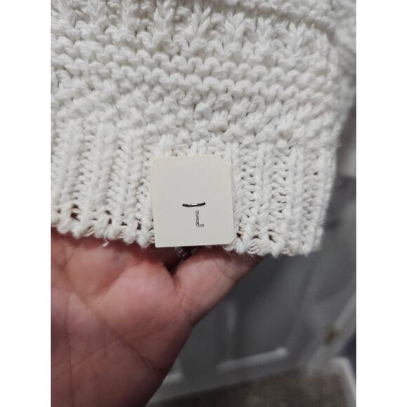 NWT Vintage 90's American Crew Club Sweater White Size L V Neck deadstock - Picture 3 of 9